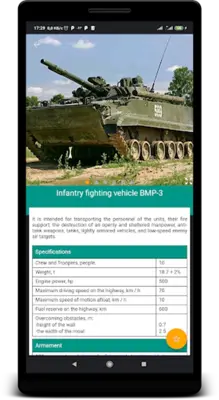 Russian army weapons android App screenshot 2