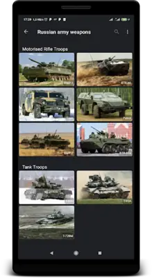 Russian army weapons android App screenshot 3